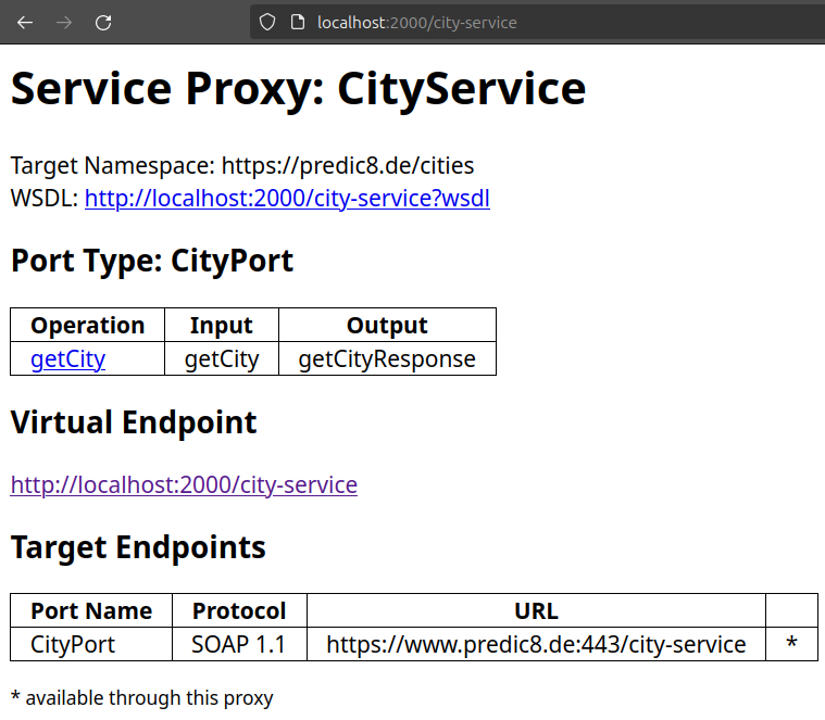 SOAP Web Service in Admin Console